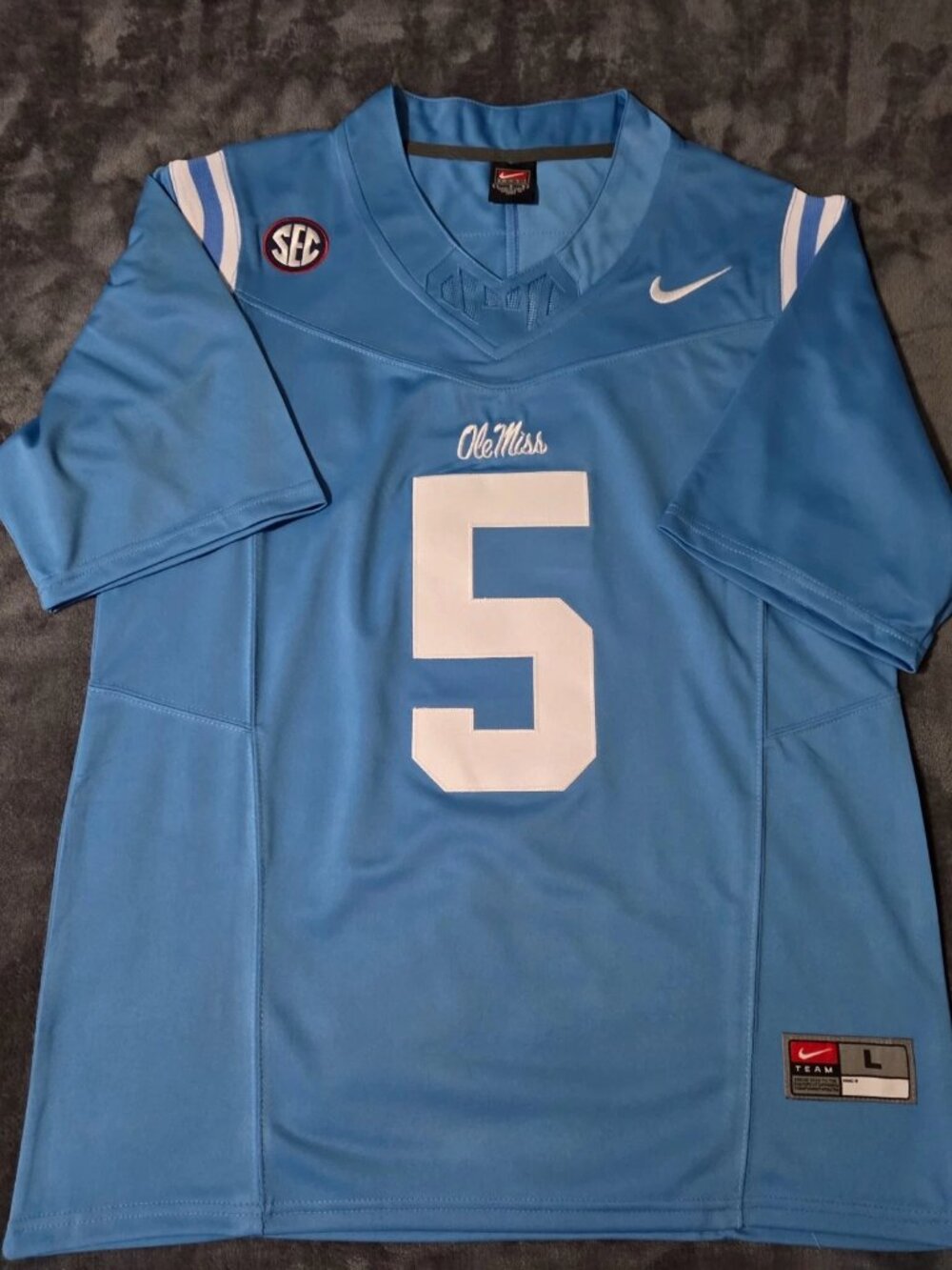 Kewan Lacy Kids Vapor Jersey Stitched Blue